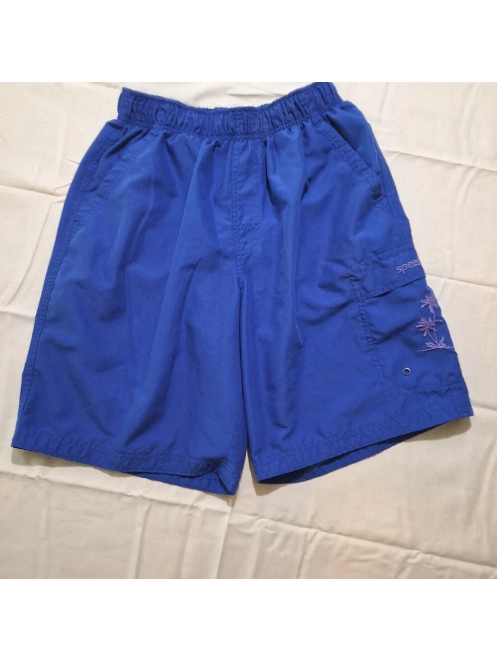 Speedo Men's Blue Swim Trunks Size M